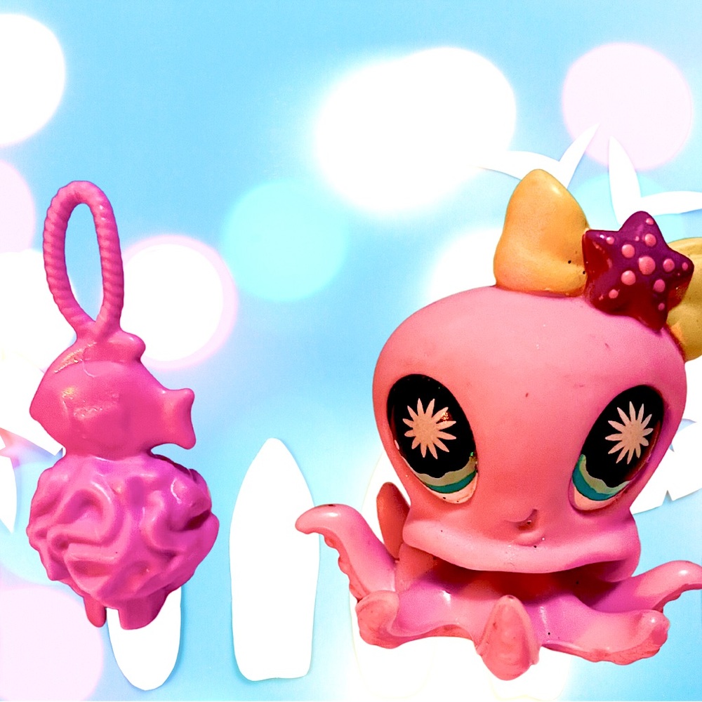 LPS Ocean Pet Octopus and accessory